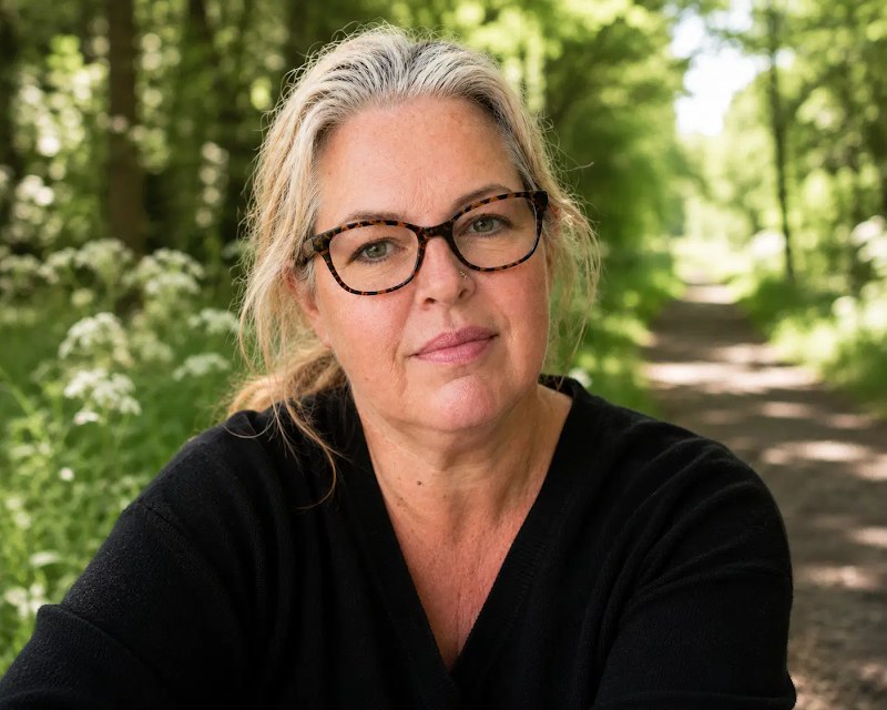 Founder of AI Alchemy on a woodland path, offering an outside perspective for founders